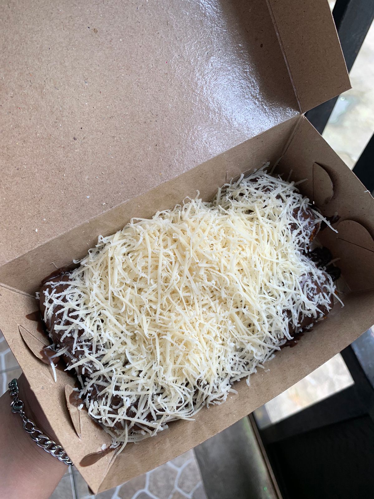 Pisang nugget Coklat Keju